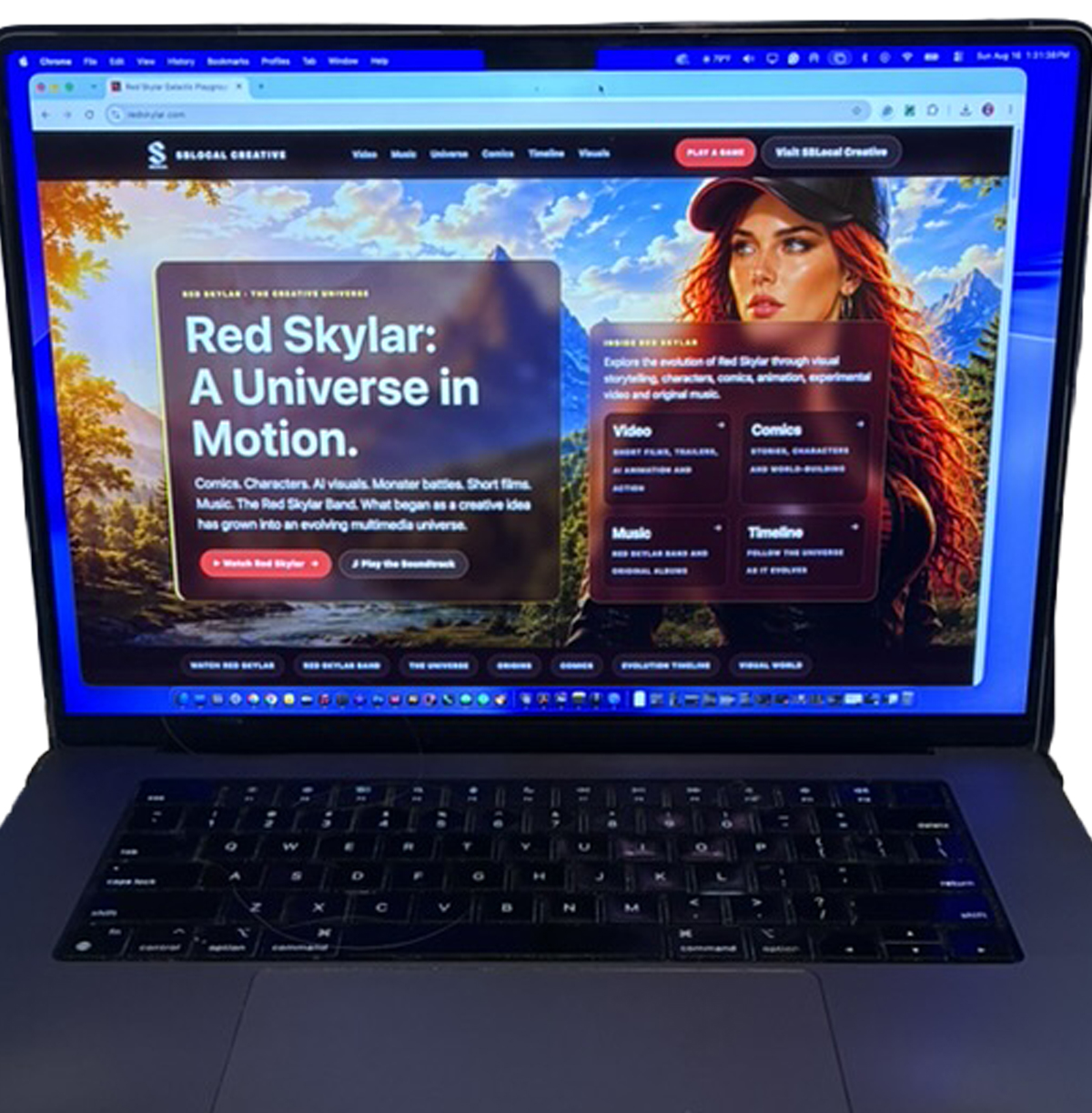 The RedSkylar Universe website
